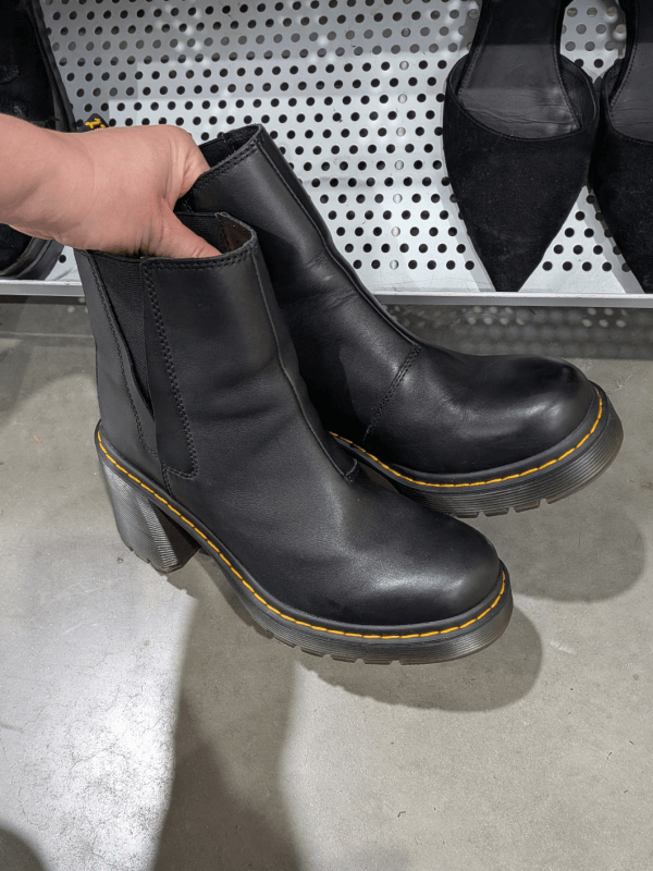 One lucky thrifter found like-new Dr. Martens in their size that had not been acclimated to a previous owner's.