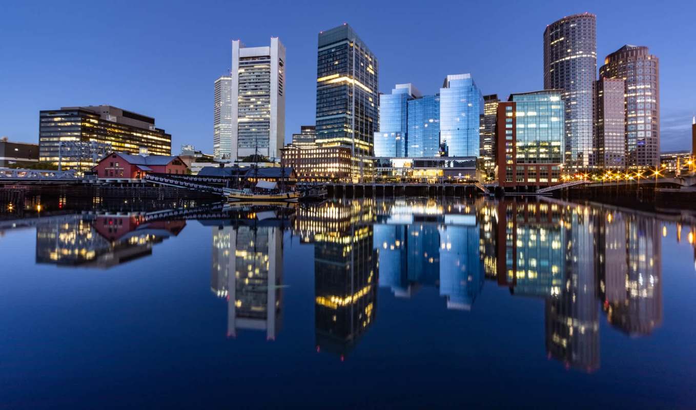 The Boston Seaport is a bustling area of restaurants, beer gardens, and swanky condos. But rising sea levels are threatening to flood the area.