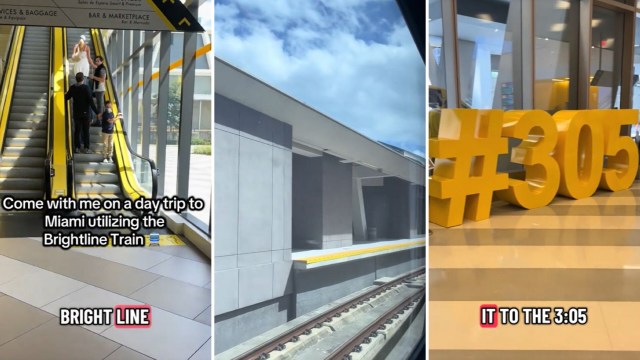 Brightline, the only privately owned and operated intercity passenger railroad in the United States, runs between Orlando and Miami.