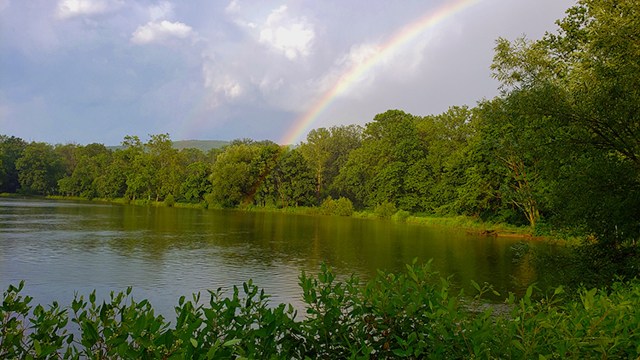 After nearly a year of restoration at Crystal Lake in Pennsylvania, officials took a walking tour to view the improvements.