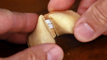 One Montreal diner was shocked to find a gambling ad on the back of their fortune cookie's slip.