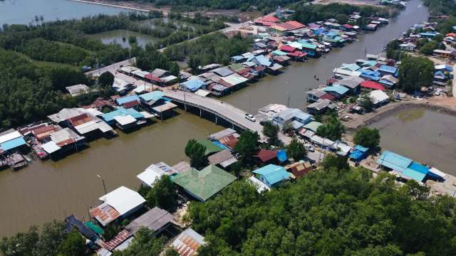 The problem's faced by the village of Khun Samut Chin are part of a larger issue affecting low-income coastal communities.