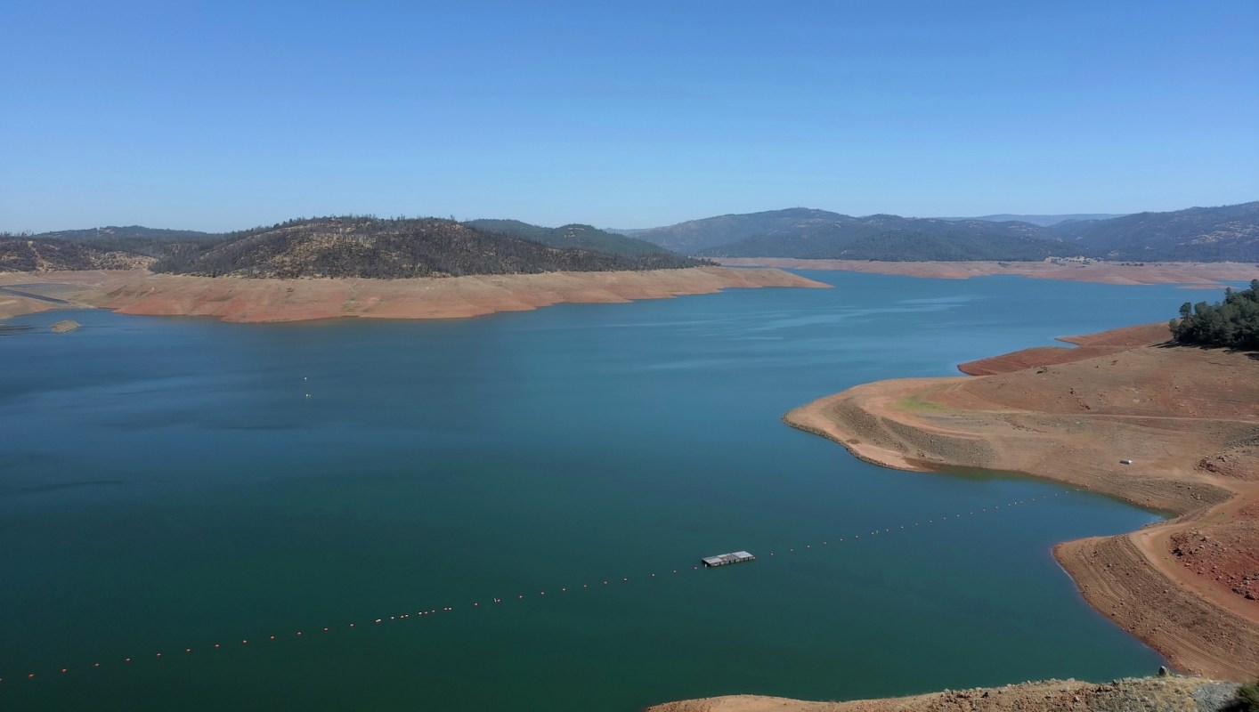 All of California's reservoirs are currently fuller than the average for this time of year, thanks to the state's rainy season.