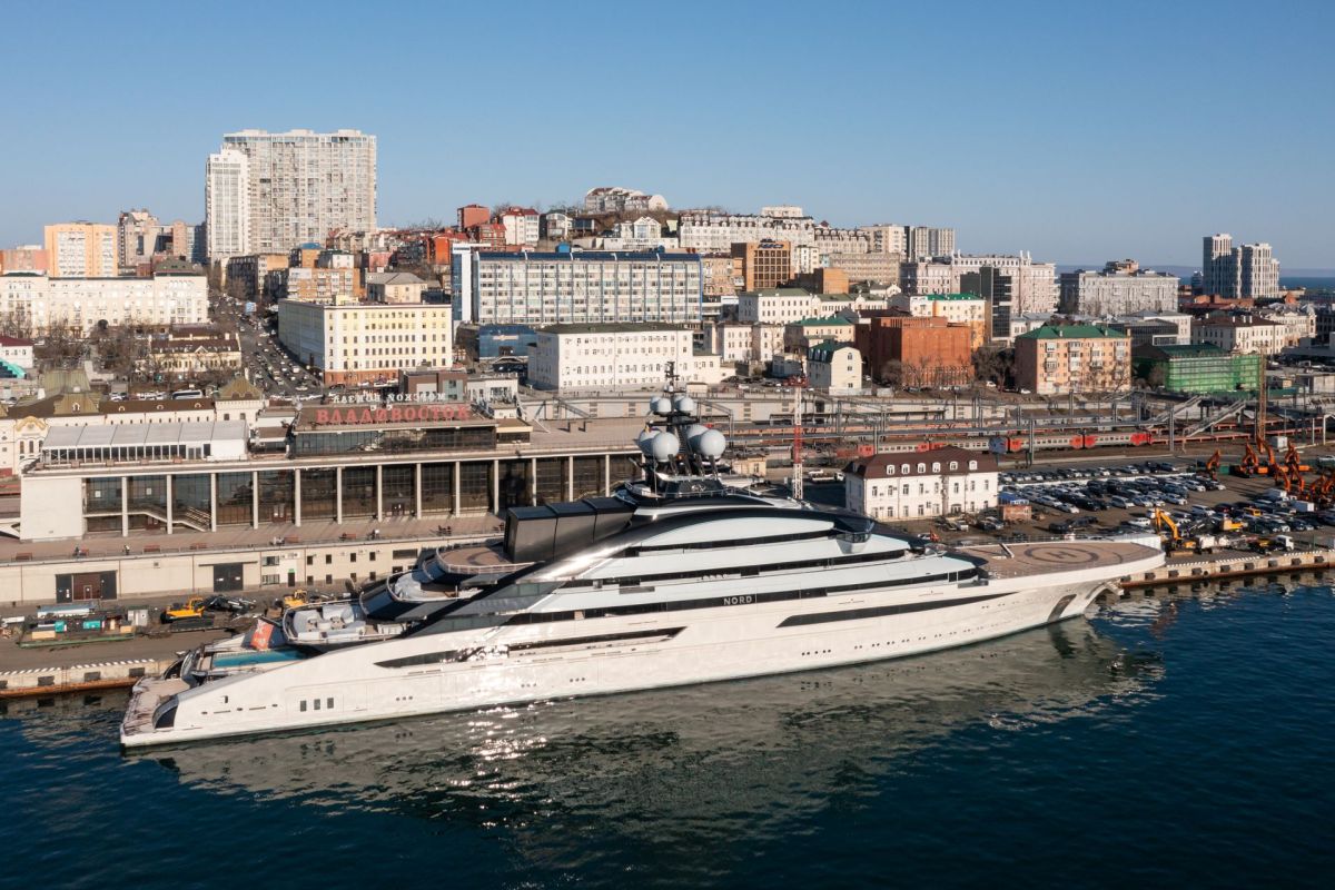 The Nord, owned by a Russian billionaire, sails the world, going "dark" to avoid tracking.