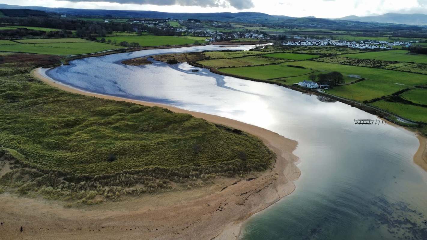 An injured whooper swan was helped by a dedicated team of volunteer kayakers.