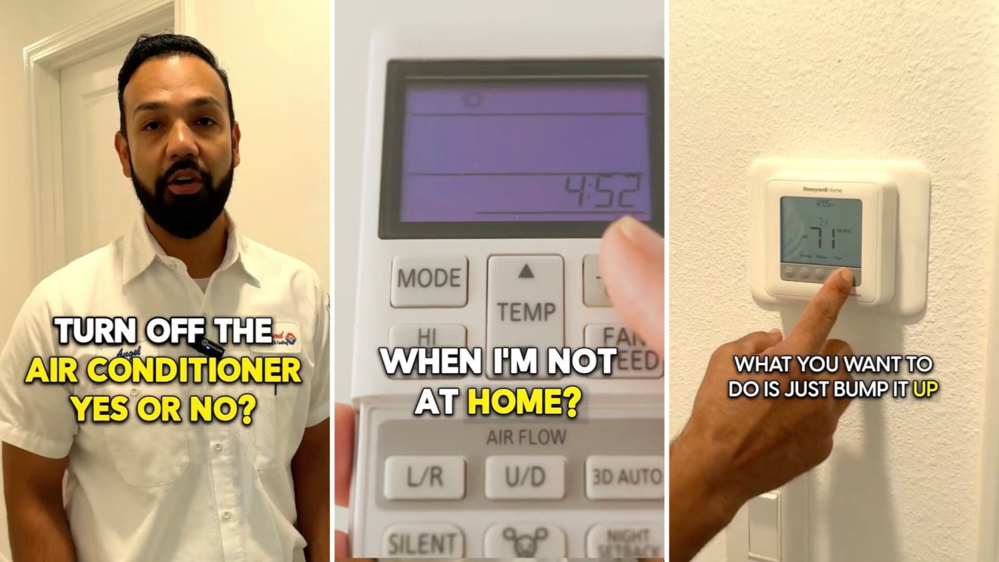 One HVAC expert is putting an end to the debate about turning your AC off while you're away.