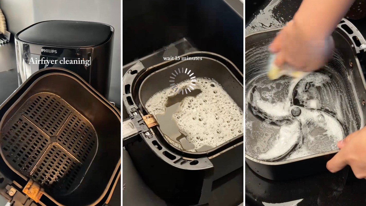Home cleaning expert Uruj set their aim on cleaning their air fryer. They shared the process with their TikTok followers.