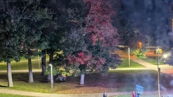An excessively bright, intrusive billboard is disrupting the lives of Michigan Technological University's students, glaring through their windows at night.