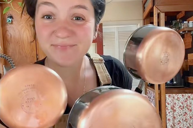 A TikToker shared a simple but effective cleaning hack that brought a set of timeless Revere Ware pots back to life.