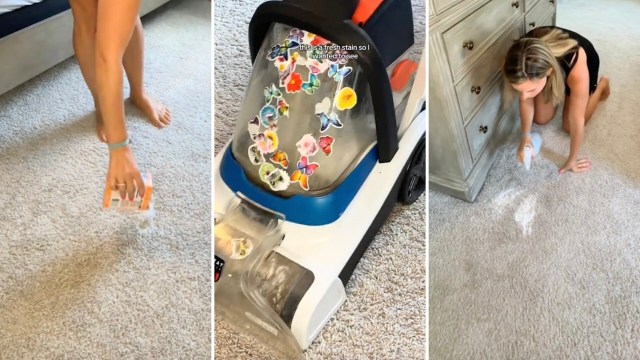 Need help getting a carpet clean? This viral cleaning hack requires just two household products.