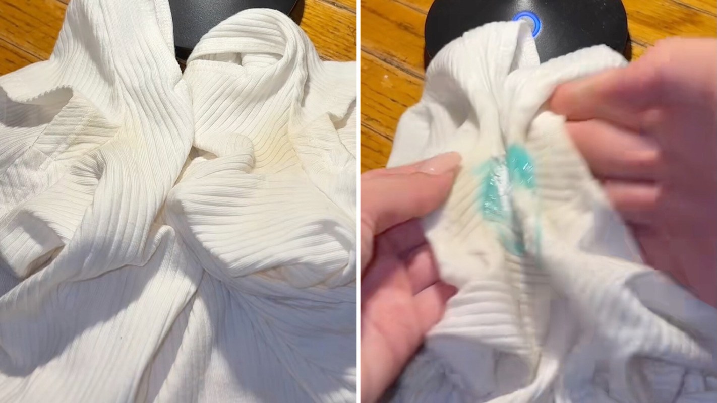 One TikTok creator shared an easy, three-ingredient recipe for a pit stain remover that can rescue your clothes.