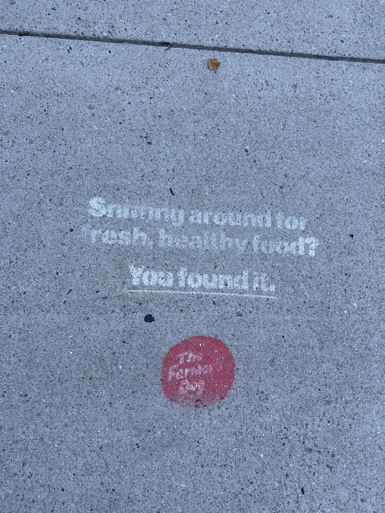 After finding an advertisement for The Farmer's Dog on a sidewalk, one Redditor was outraged and took to Reddit to share their frustration.