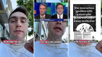 One TikTok creator tackled false balance in media by breaking down the issue of misleading debates about climate change.