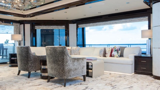 Billionaire Tilman Fertitta, owner of the NBA's Houston Rockets, is selling his 252-foot yacht in favor of a larger, more expensive model.