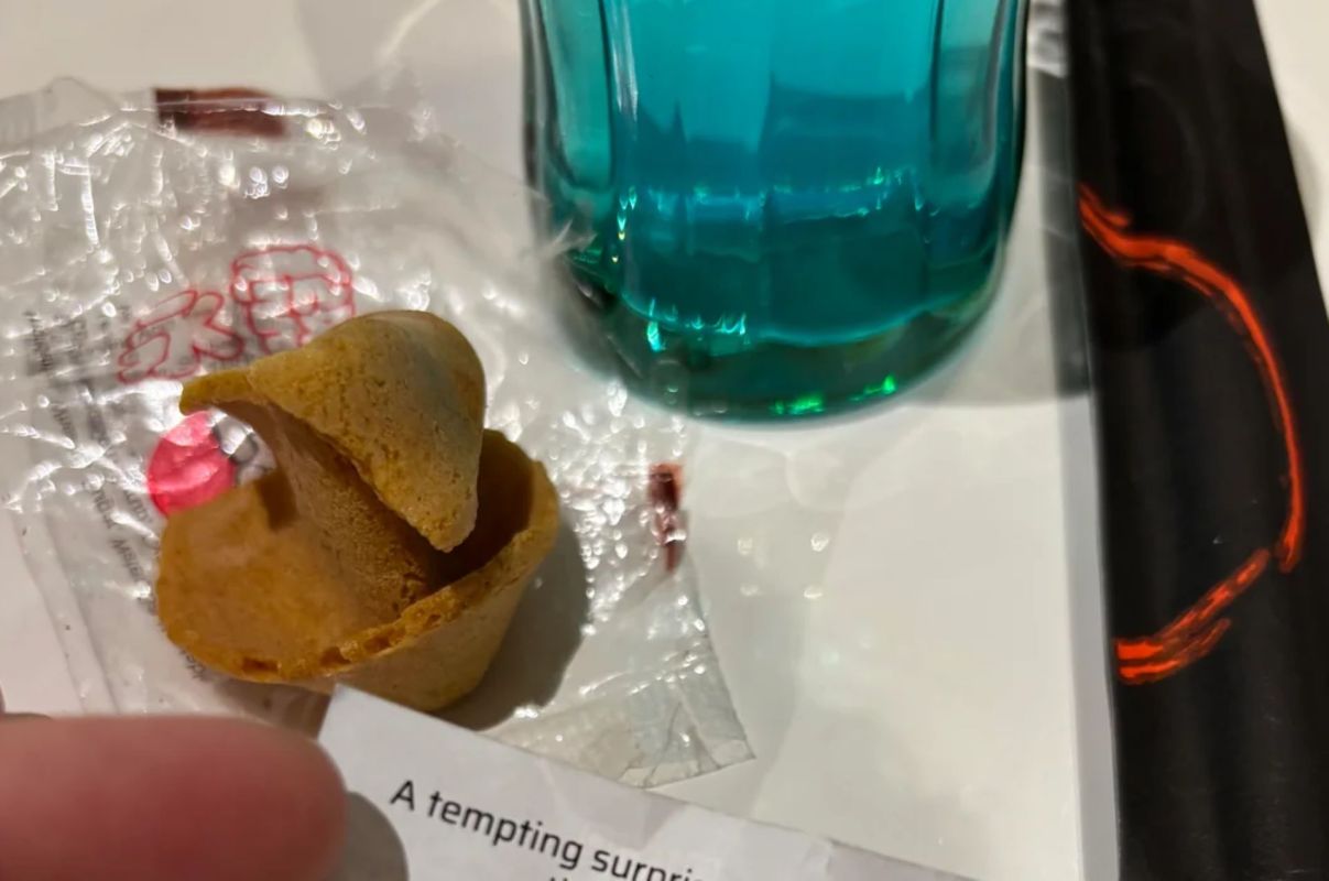 One Reddit user was shocked when they got a racy ad inside their fortune cookie — here's how it happened.