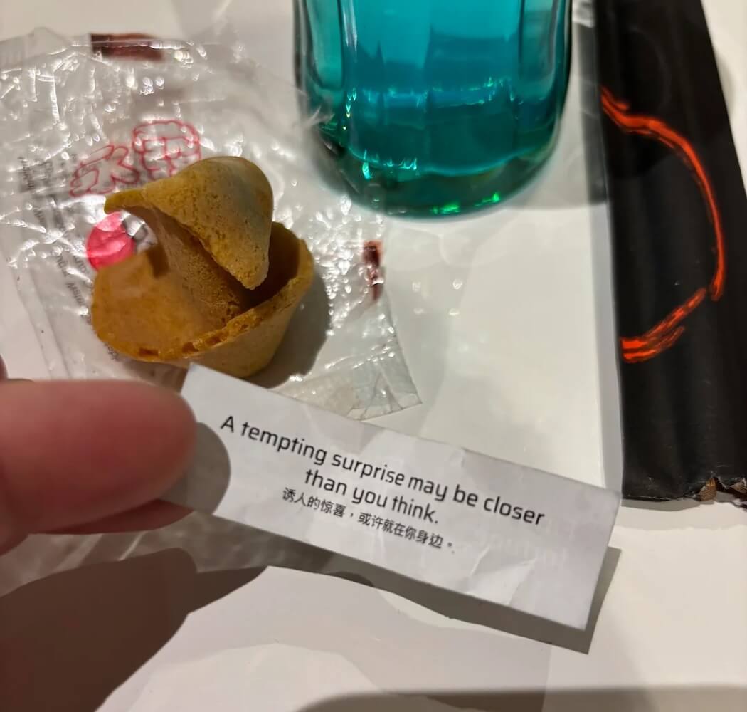 One Reddit user was shocked when they got a racy ad inside their fortune cookie — here's how it happened.