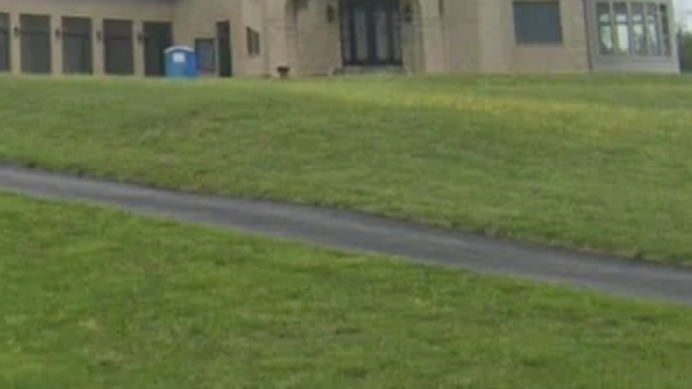 A Reddit post in the r/McMansionHell forum shows a massive, half-finished mansion in rural Maryland that might be abandoned.