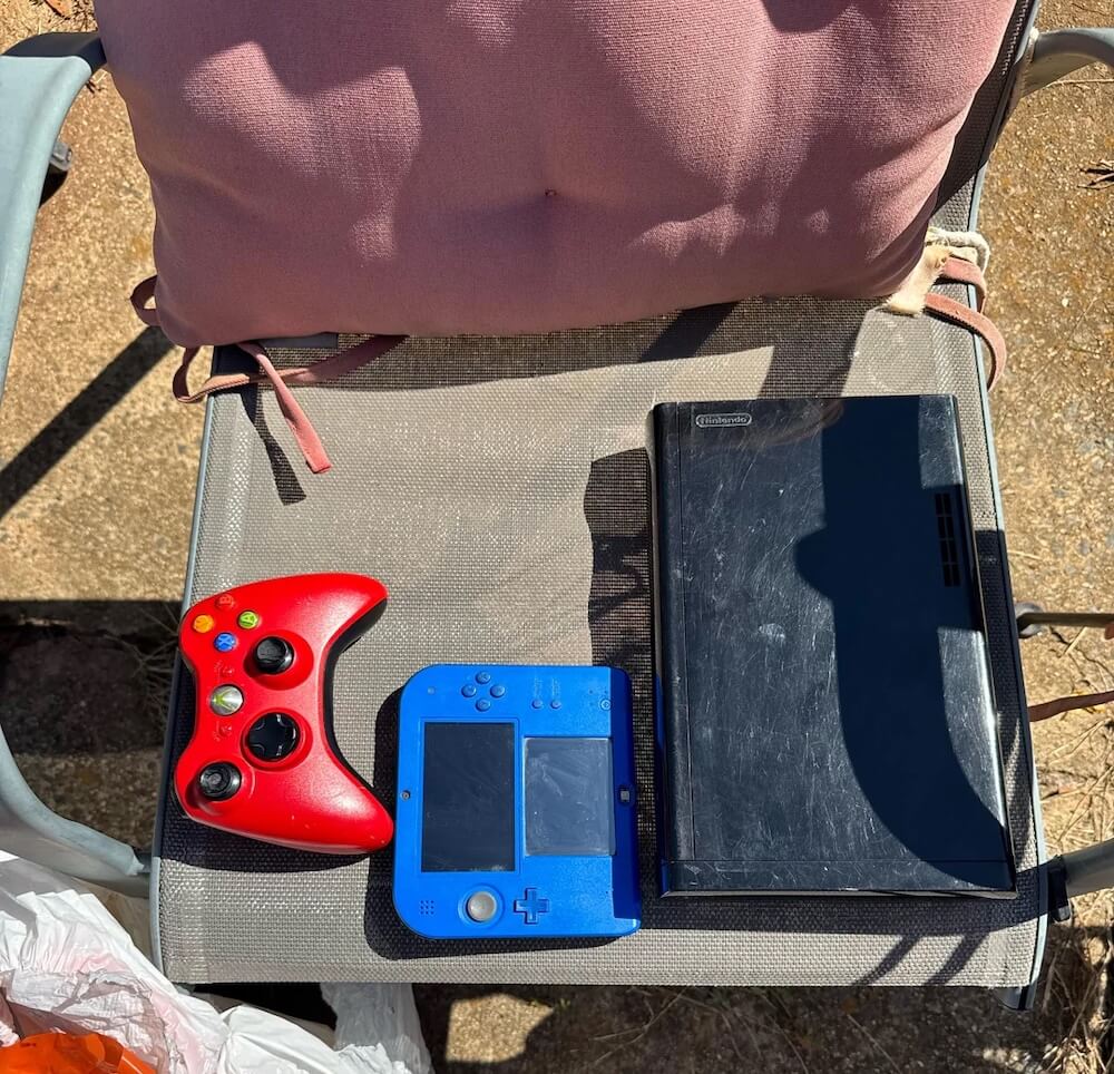 One Redditor hit the jackpot while dumpster diving, revealing a haul with an Xbox controller, a Nintendo DS, and more.