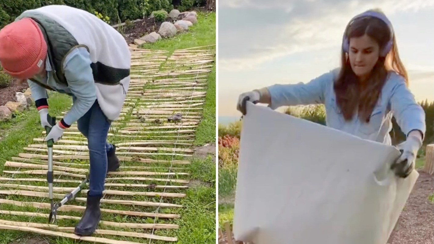 One clever gardener shared their secret of how to make a hot tower bed to keep crops thriving throughout the winter.