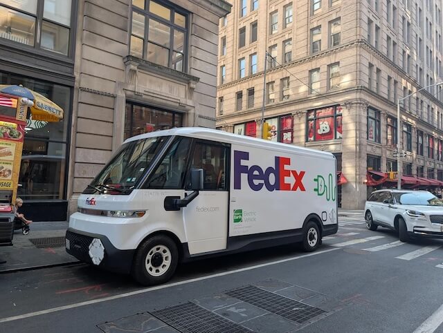 One Redditor's shared their FedEx electric truck sighting, demonstrating how EVs are becoming more popular.