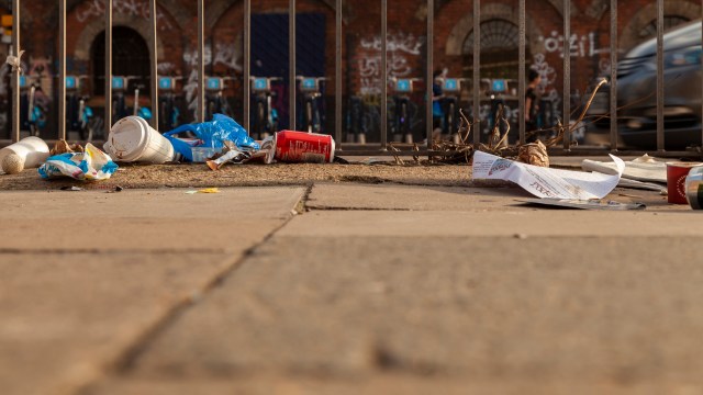 One TikTok user revealed the extent of vape litter in city streets, with clips showing a sidewalk covered in disposable cartridges.