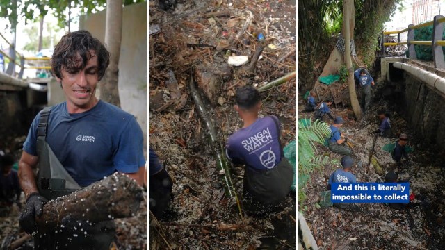 One viral video shows the frustrating consequences of what happens when Styrofoam gets into a river.