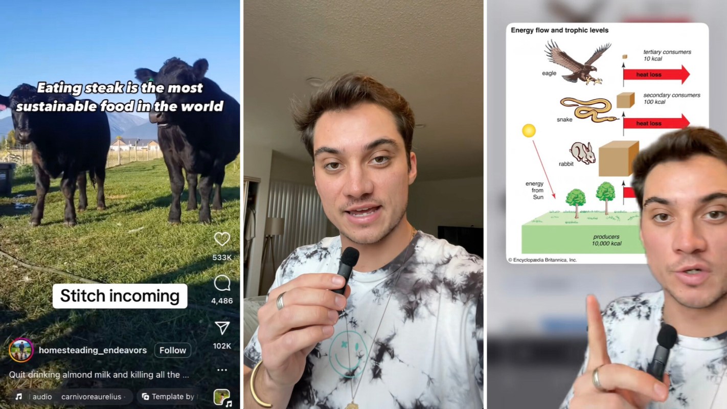 Gen-Z for Change is a TikTok account that's trying to set the record straight about sustainability and red meat.