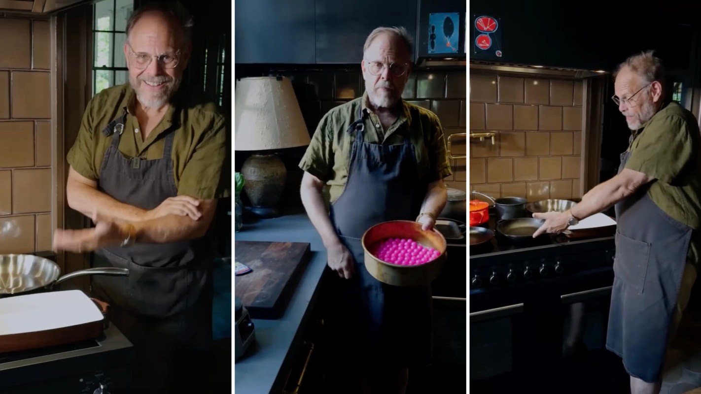 Chef Alton Brown used science to show the benefits of his induction cooktop, shutting down critics in the process.