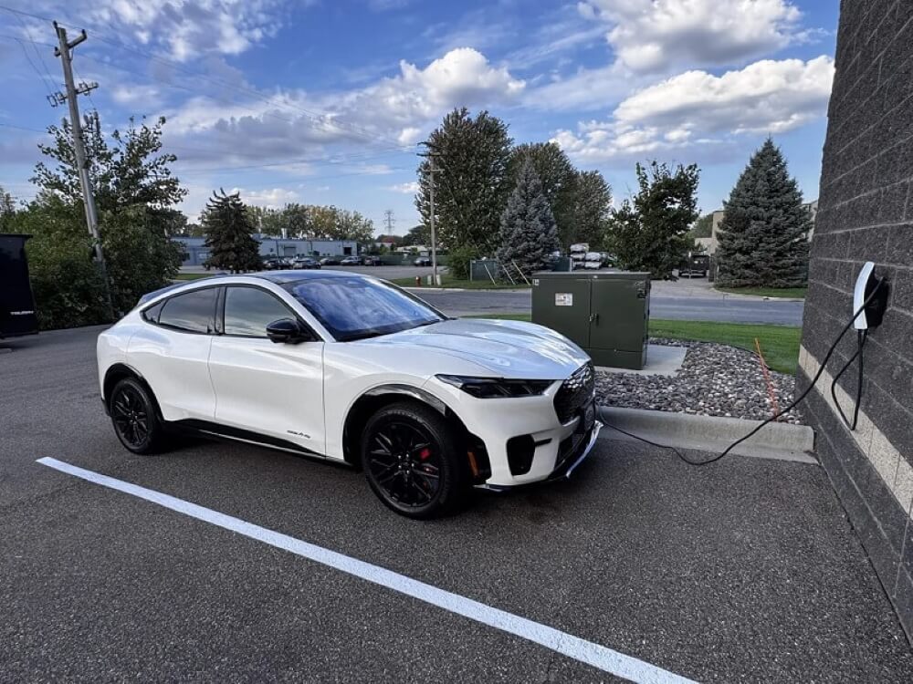 One Redditor celebrated their first-ever EV purchase: a 2025 Ford Mustang Mach-E.