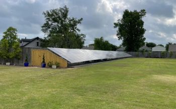 One Redditor shared their backyard off-grid solar system that helps keep their house powered, even on cloudy days.