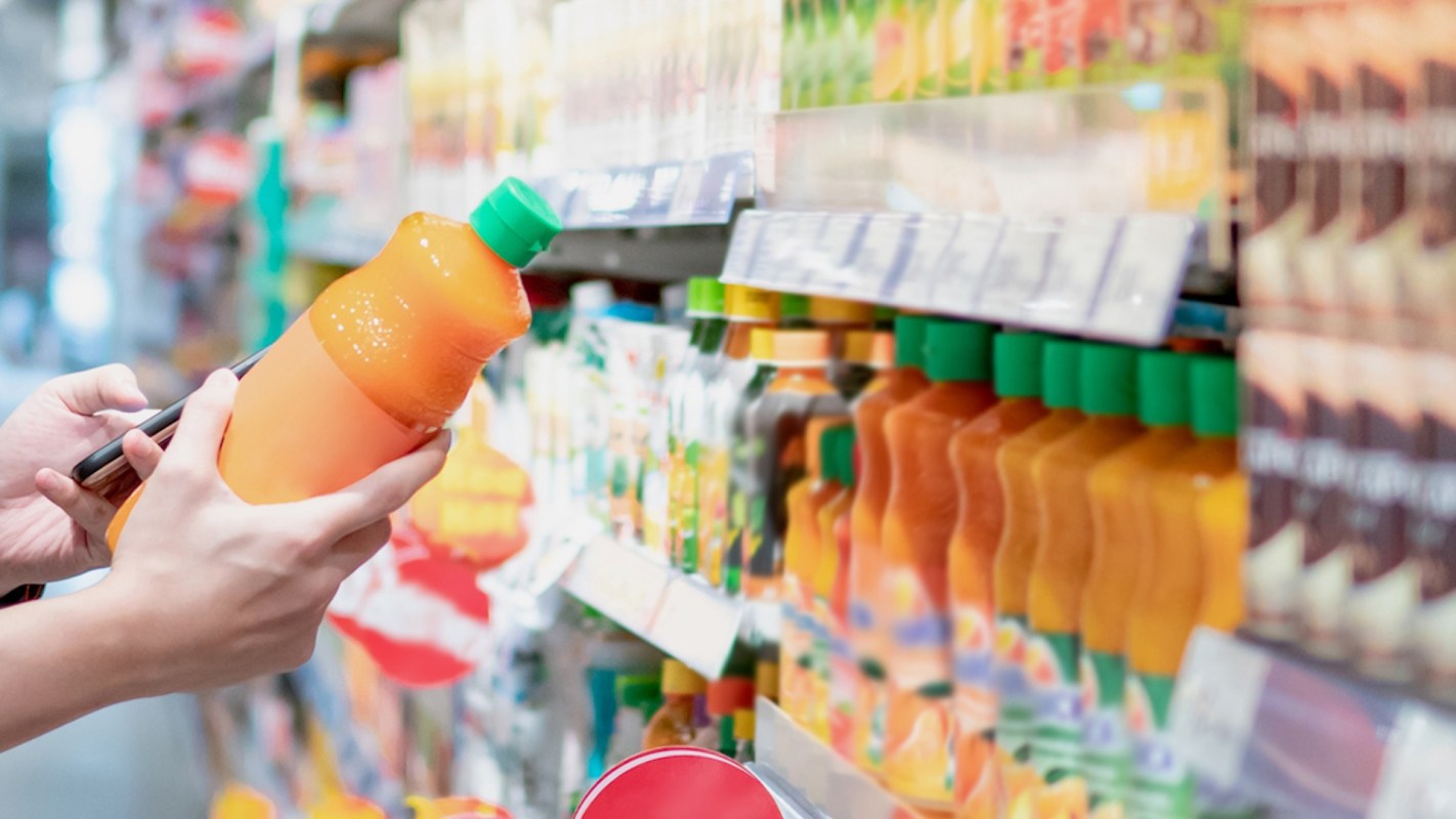 A glass of orange juice now costs more than £5, squeezing households' budgets and reflecting broader strain across food supply chains.