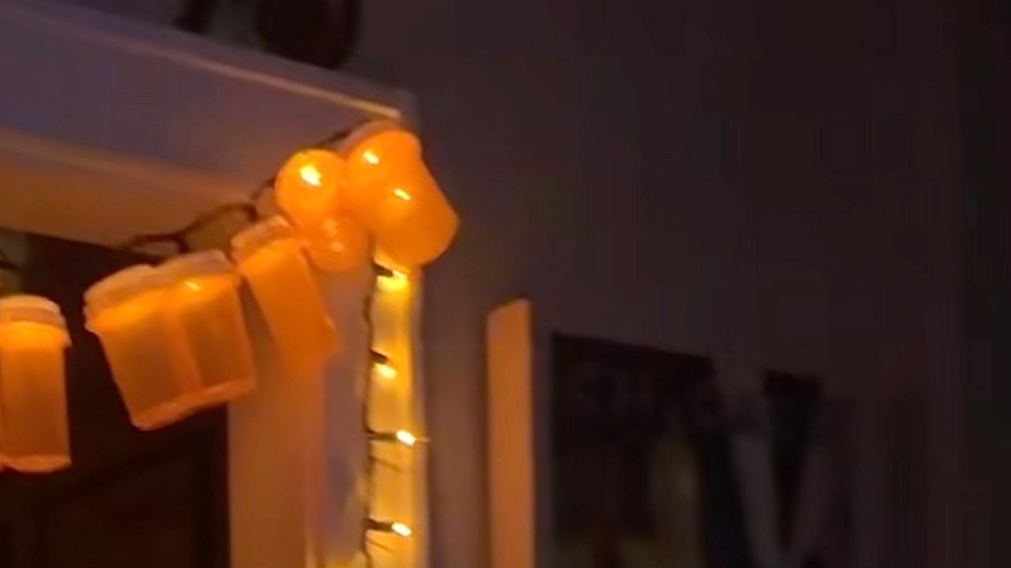 One TikToker came up with a genius way to transform white string lights into spooky Halloween decorations using empty prescription bottles.