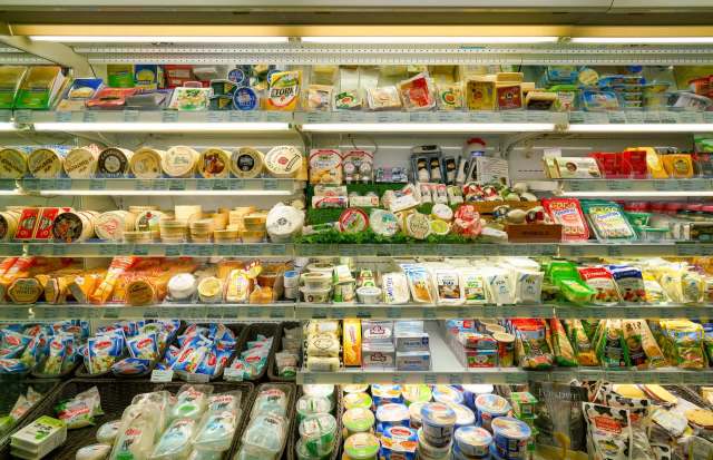 A user posted, highlighting the sheer amount of plastic packaging from their groceries, with the title, "And I can't get a plastic bag because it's bad for the environment."