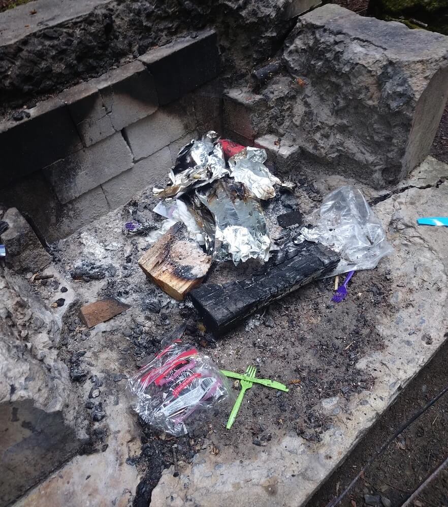 One hiker shared photos on Reddit from a recent hike, highlighting the trash left by others on the trails.