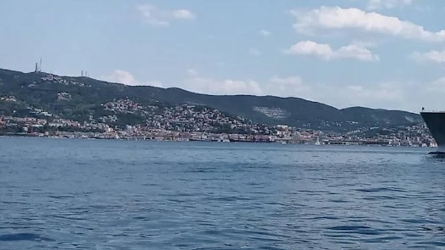 A megayacht belonging to a Russian oligarch remains off the coast of Trieste, Italy, three years after it was seized by authorities.
