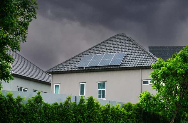 One homeowner was able to keep his lights on during a serious blackout with a solar and battery storage system.