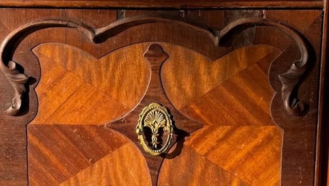 One Reddit user found a stunning set of antique side tables for free as curbside finds.