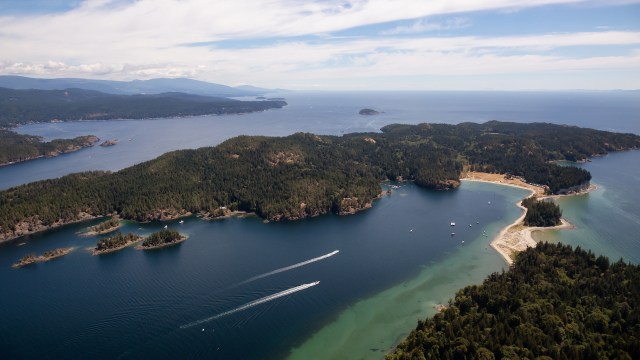 The Sunshine Coast Regional District’s Coastal Flood Mapping Project determined that 9% of the coastline was highly vulnerable to erosion and 7% of properties had “flooding hazards at current sea levels.”