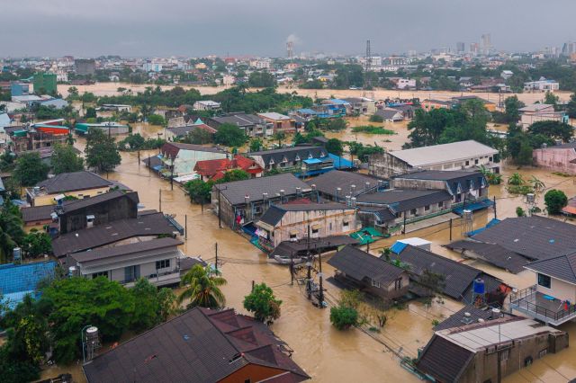 Months of heavy rain have caused severe flooding in southern Thailand, leading to a state of emergency and nearly 1 million homes affected.