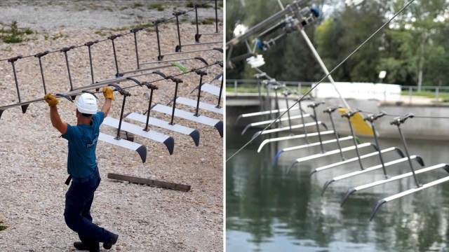 A team of researchers from Munich's University of Applied Sciences tested a tidal power plant design resembling a ski lift.