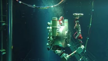 Mitsubishi's autonomous underwater inspection device (A-UT) is an incredible robot designed to inspect nuclear reactors.