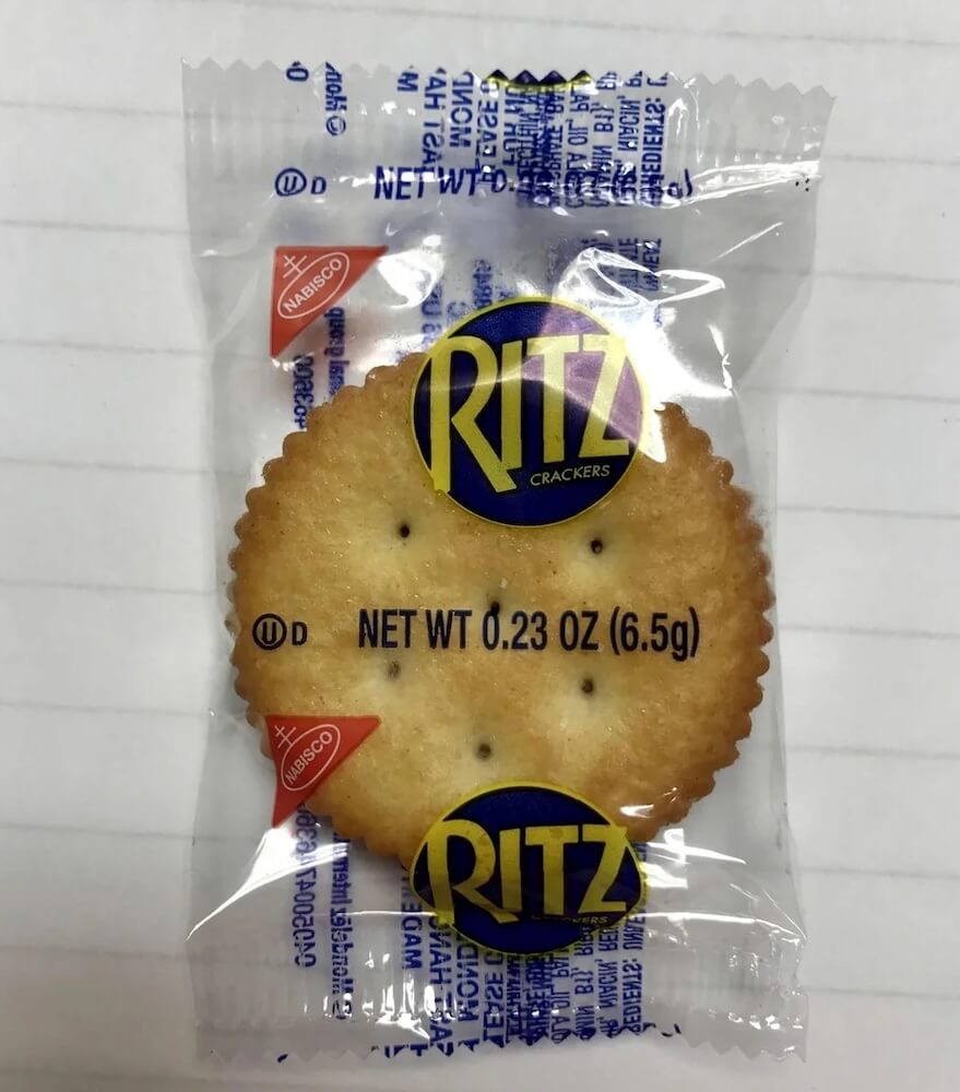 A Reddit user posted a photo of single-serving Ritz crackers wrapped in plastic, with hundreds of commenters sharing their thoughts.
