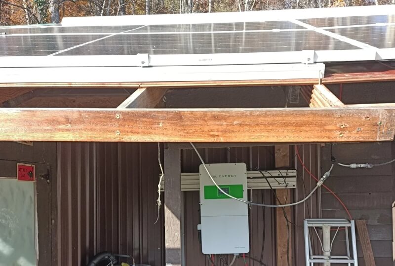 If you want to be energy-independent, you might want to consider the strategy this Redditor used with junkyard solar panels.