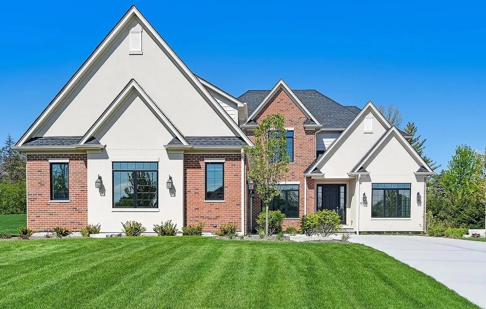 One Redditor shared a Zillow listing for a controversial Illinois McMansion; now, the home's unifying design is under scrutiny.