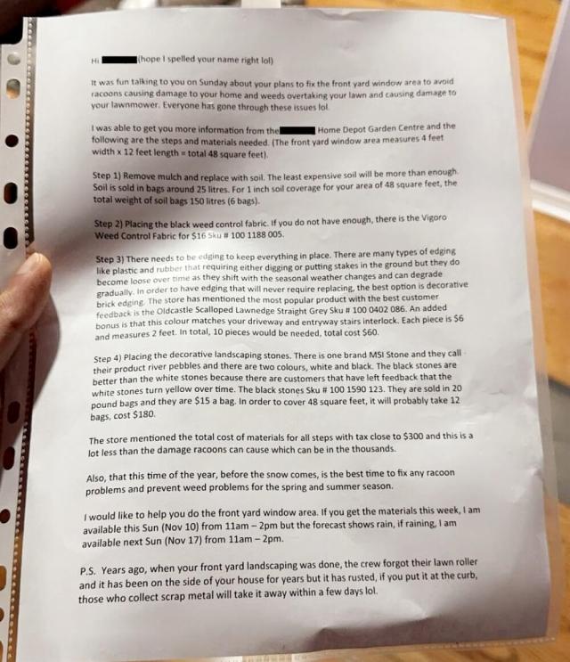 One Reddit user shared the infuriating story of how an entitled neighbor destroyed their lawn and garden.
