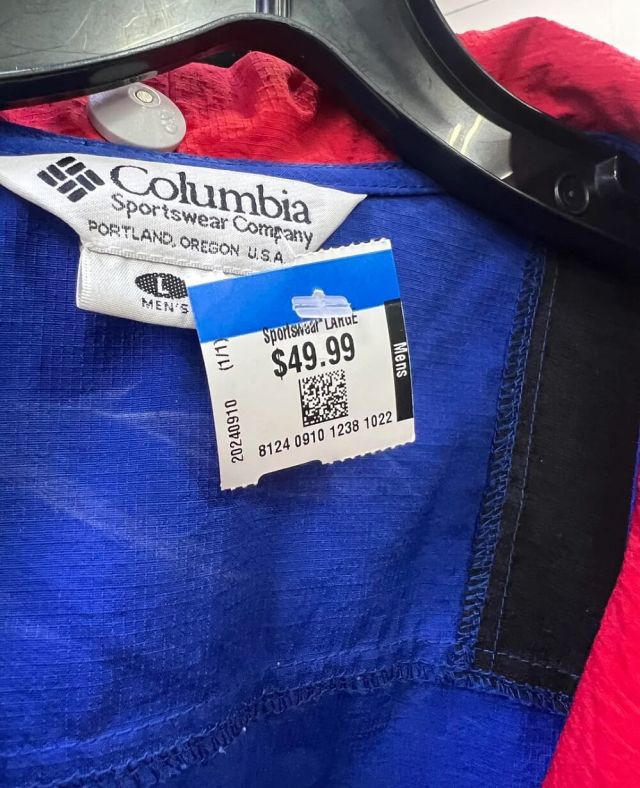 One Redditor wasn't happy when a thrift store tried to sell a Columbia jacket for $50.