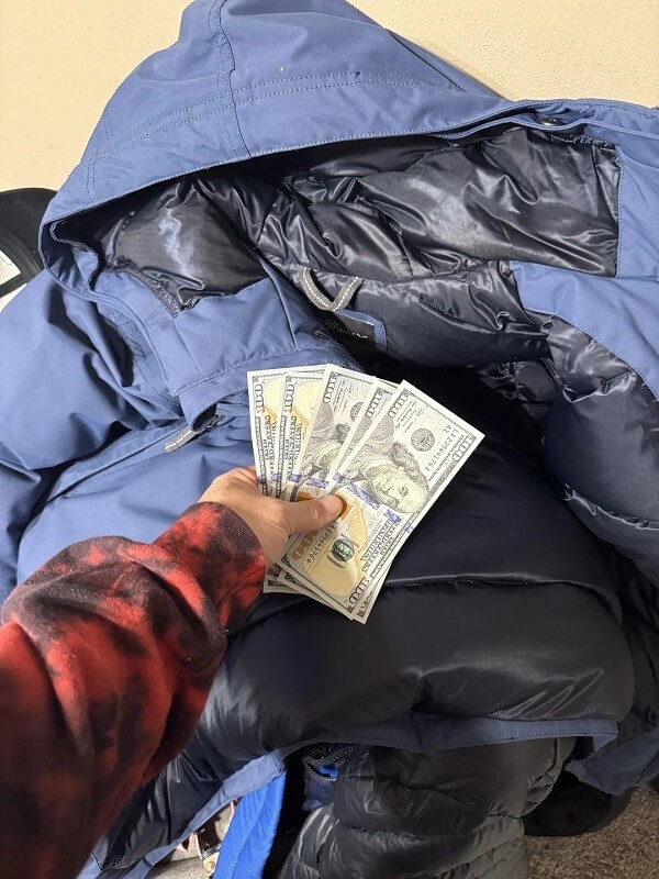 One lucky Redditor shared their incredible experience of discovering $500 in the pockets of a parka they'd bought at a thrift store.