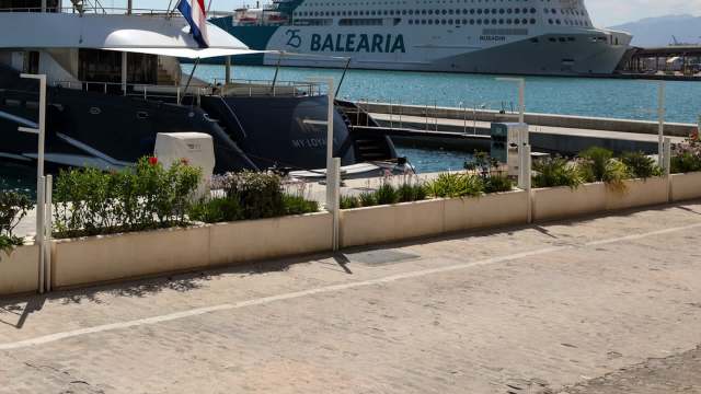 This is one mega yacht. The vessel is Al Lusail, a 123-meter floating palace owned by Sheikh Tamim bin Hamad Al Thani's.