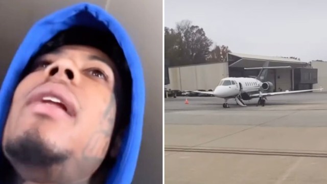 Famous rapper Blueface drew condemnation from online commenters after interrupting a flight in his private jet for a pit stop at McDonald's.