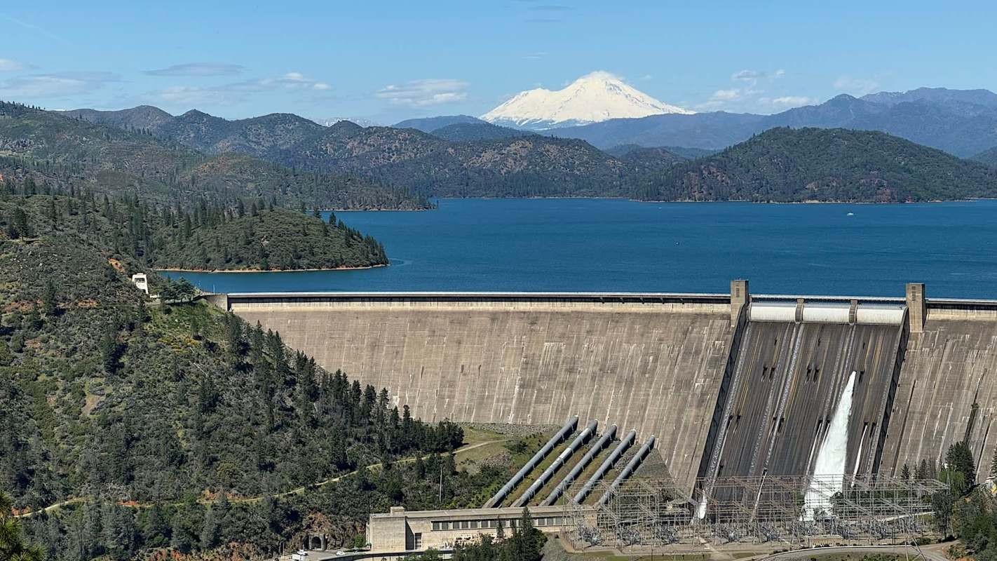 Water levels in California's reservoirs are at a historical high after years of drought.